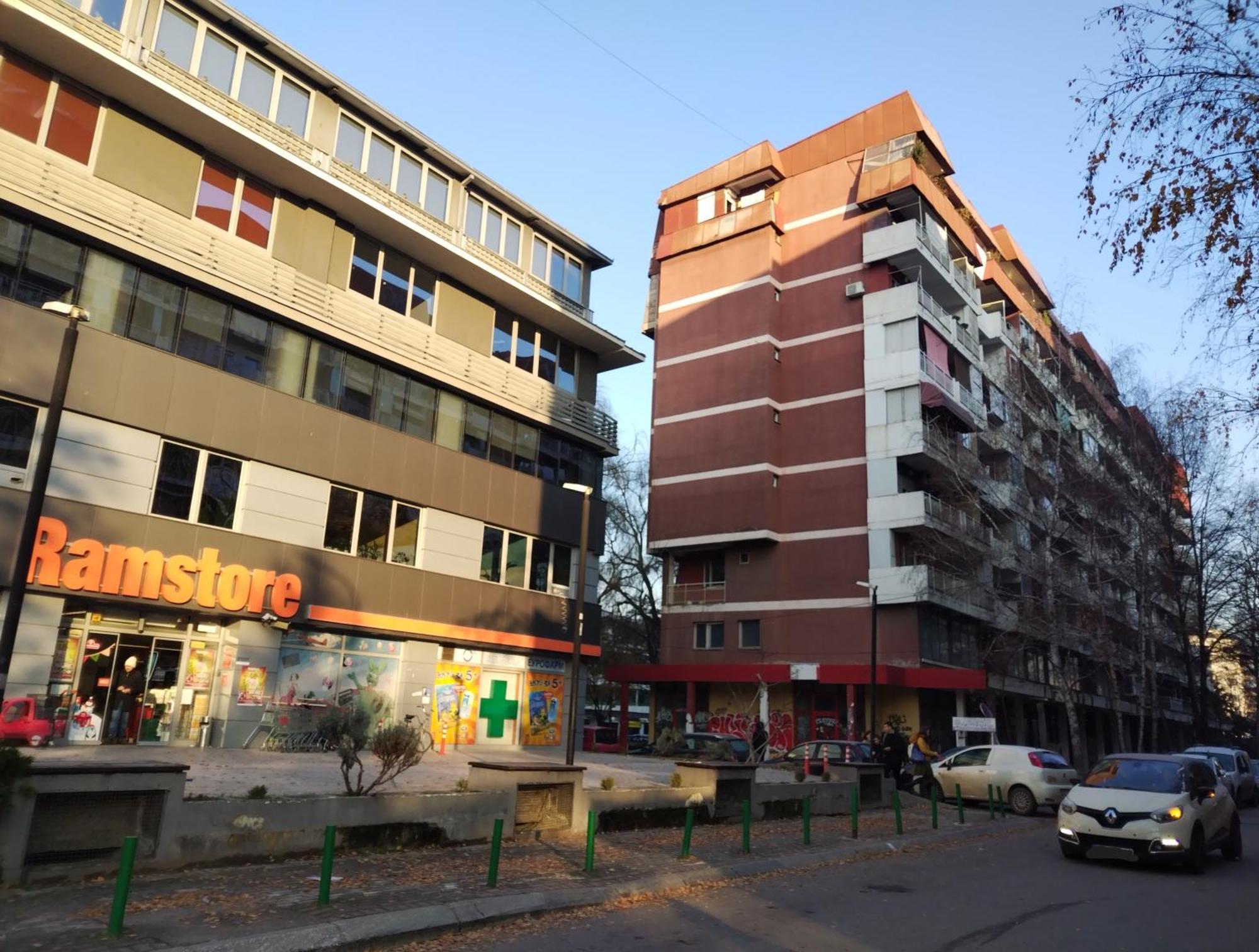 City Center White Apartment! Скопье Экстерьер фото